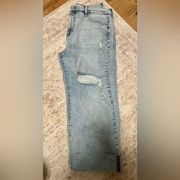 Jessica Simpson Zinnia Distressed Women’s wide leg Jeans— Size 14 - Picture 5 of 8